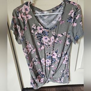 Nine Britton small short sleeve floral shirt